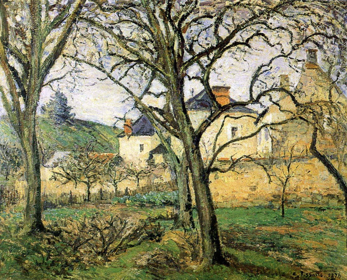 Camille Pissarro Pang plans scenery Schwarz